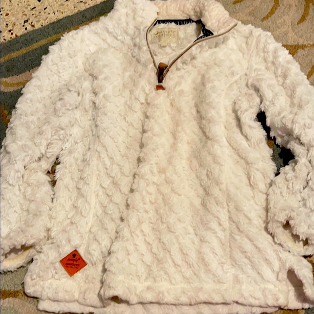 Super soft girls simply southern pullover